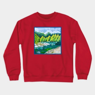 White Lick Creek At Talon Stream Park Crewneck Sweatshirt